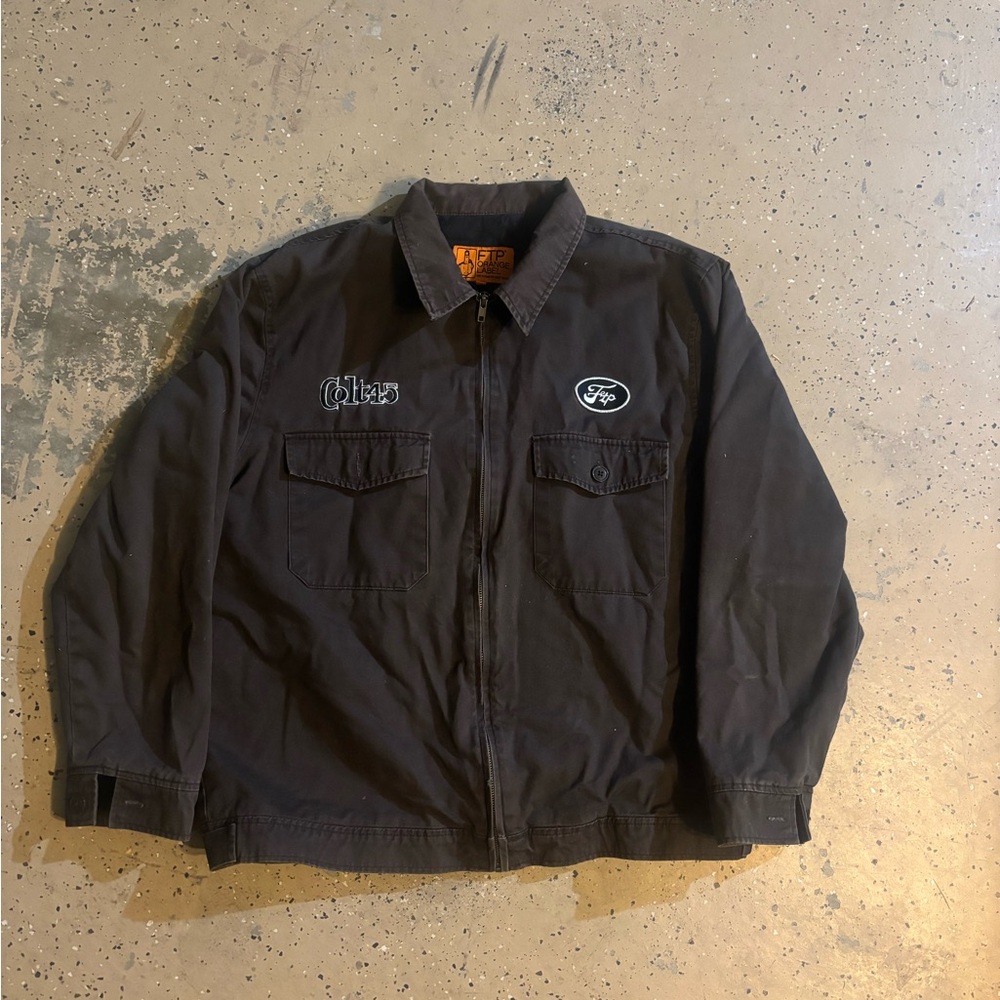 Colt 45 x ftp zip up jacket
Size large